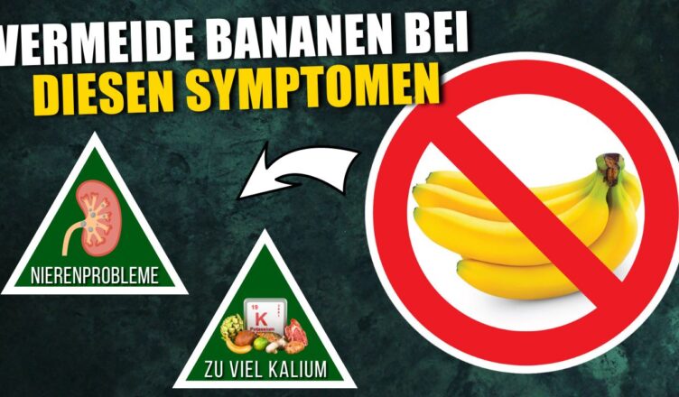 Vermeide Bananen unter allen Umständen, wenn du diese Symptome hast!